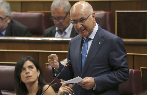 El líder de Unió, Josep Antoni Duran Lleida el pasado 15072015 en el Congreso