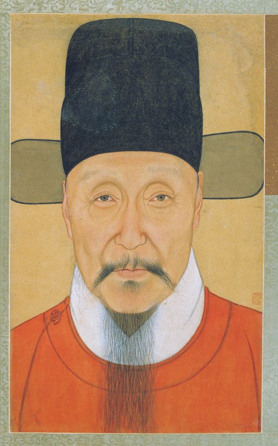 Retrat de He Bin, comandant en cap de la dinastia Ming nascut en Shanyin.