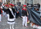 Plásticos negros de rechazo a la mujer en el Alarde de Hondarribia