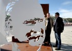 Una escultura en Zorrotzaurre rinde homenaje a Iñaki Azkuna