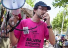 Protesta a l’hospital de Viladecans pels col·lapses a urgències
