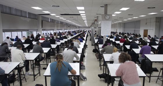 Examen de la oposición para conductores de Metro de Madrid.