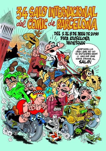 El cartell d'aquest any realitzat per Ibáñez.