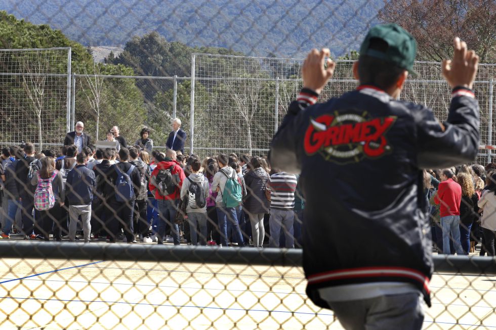 Homenaje a los alumnos dle accidente de Germanwings