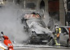 Alarma per l’explosió d’un camió a l’Eixample de Barcelona