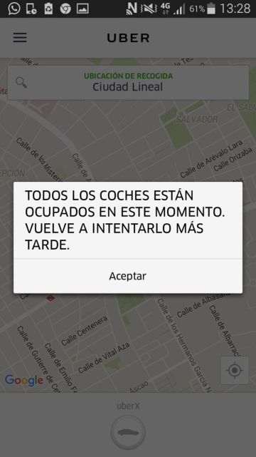 La vuelta de Uber: más barato que el taxi pero no tan rápido