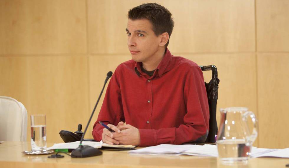 Pablo Soto, en la rueda de prensa de esta mañana.