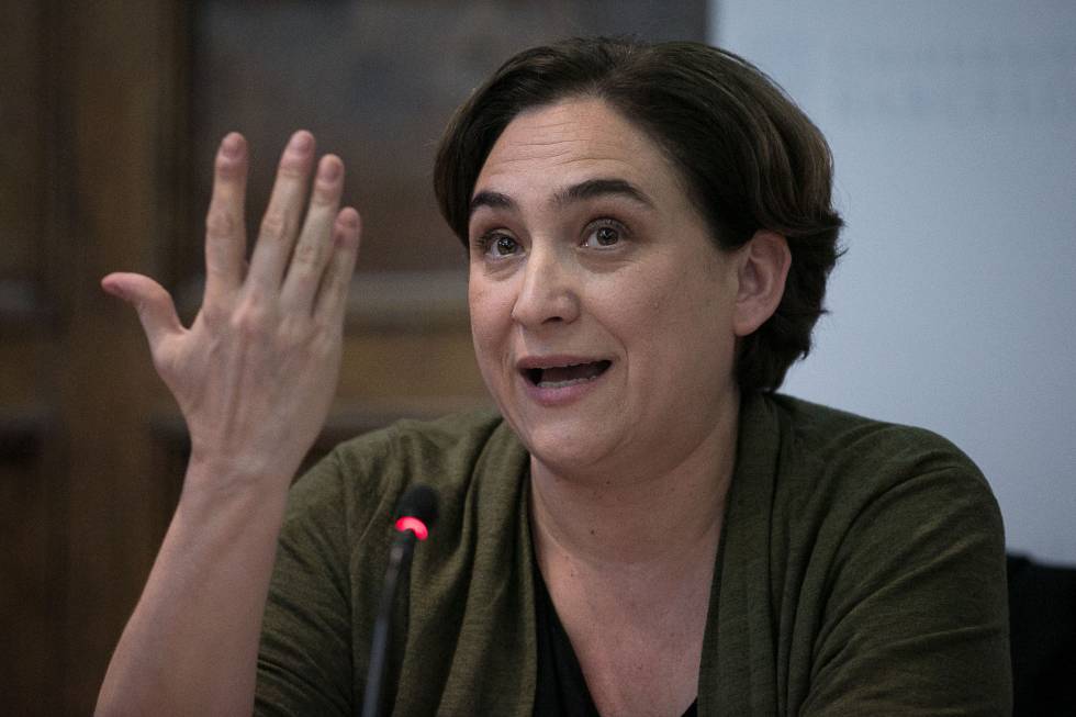 La alcaldesa de Barcelona Ada Colau.