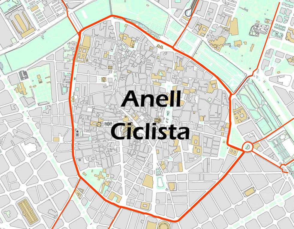 Nuevo anillo Ciclista de Valencia.