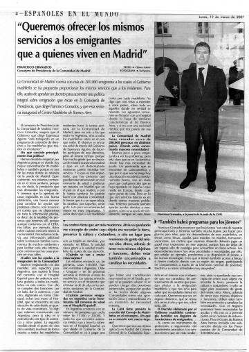 Entrevista a Francisco Granados en 'La Región Internacional'. Entrevista a Francisco Granados en 'La Región Internacional'.