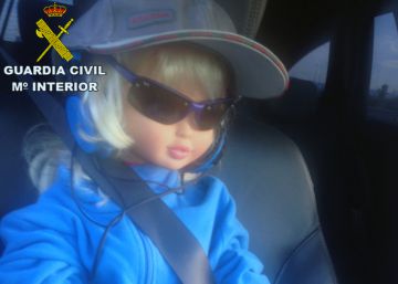 Madrid driver caught using carpool lane with passenger doll Madrid driver caught using carpool lane with passenger doll