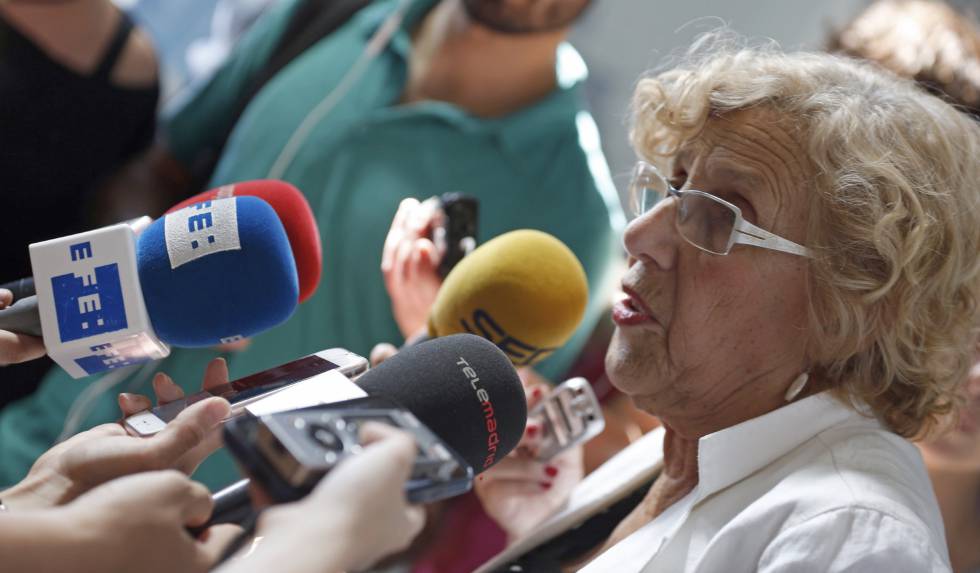 La alcaldesa de Madrid, Manuela Carmena.
