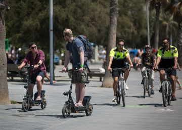 El tropiezo del patinete