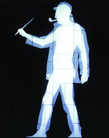 'Autorretrato, 2001 Caja de Luz' de Fernando Bellver.