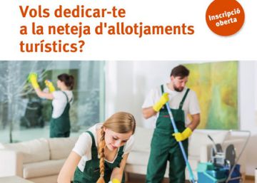 Colau retira la campaña de un curso para limpiadoras de pisos turísticos Colau retira la campaña de un curso para limpiadoras de pisos turísticos