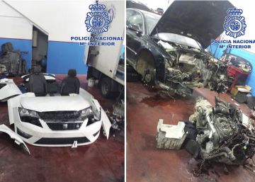 14 detenidos por legalizar coches robados con bastidores de desguaces