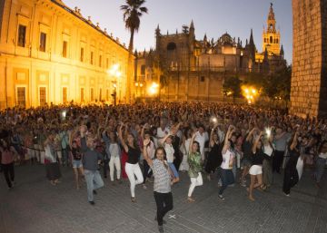 Farruquito saca la Bienal a la calle Farruquito saca la Bienal a la calle