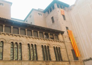 La ‘estelada’ del Ayuntamiento de Lleida desaparece de madrugada La ‘estelada’ del Ayuntamiento de Lleida desaparece de madrugada