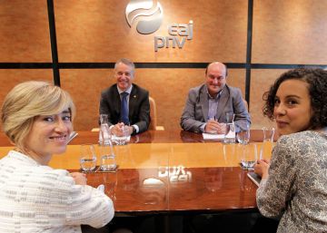 Podemos irá a la oposición pero buscará acuerdos sobre autogobierno con el PNV Podemos irá a la oposición pero buscará acuerdos sobre autogobierno con el PNV
