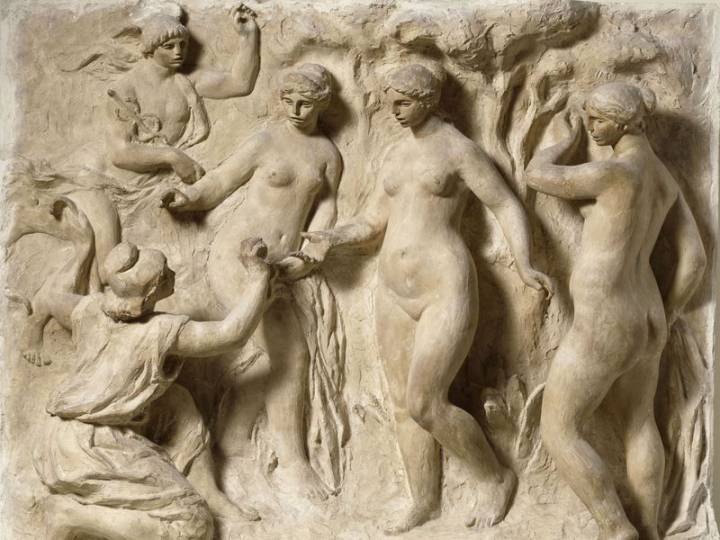 El bajorrelieve El Juicio de Páris (1914), una de las primeras obras conjuntas de Guino y Renoir. El bajorrelieve El Juicio de Páris (1914), una de las primeras obras conjuntas de Guino y Renoir.