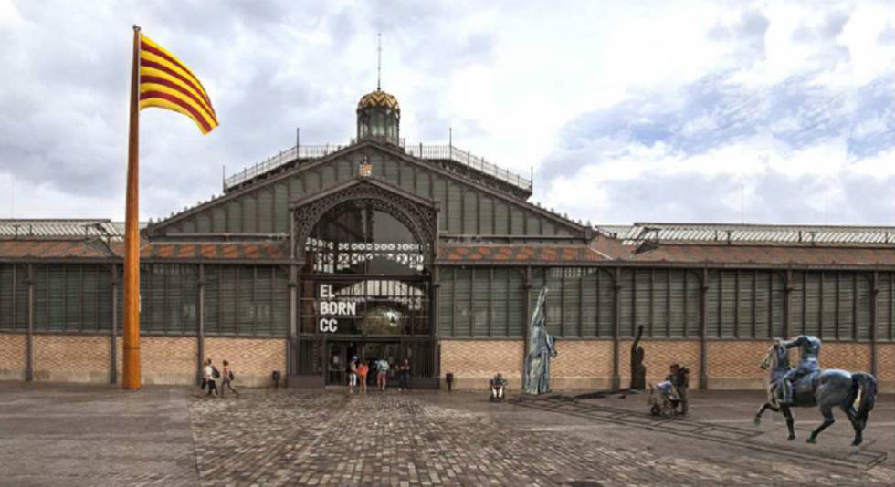 Imatge virtual de l'exposició al Born.