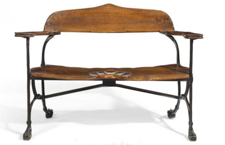 El banco que se vende en Christie's de Londres este miércoles. El banco que se vende en Christie's de Londres este miércoles.