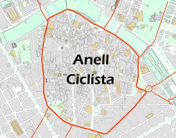 Valencia tendrá el anillo ciclista que rodea su centro en menos tiempo