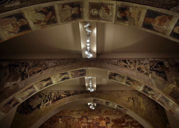 Els frescos de Sixena es queden al MNAC, de moment