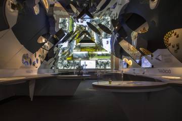 El calidoscopi de l'exposició.