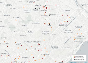 El mapa de los bares y restaurantes de Barcelona que han tenido deficiencias sanitarias graves