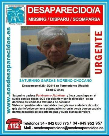 Un hombre con alzheimer lleva siete días desaparecido en Torrelodones