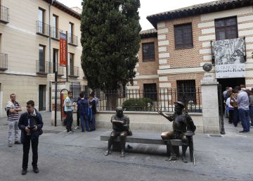 El vínculo entre Cervantes y Azaña se forjó en esta calle