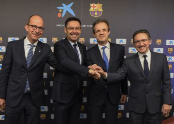 Barça y La Caixa, ligados hasta 2020 Barça y La Caixa, ligados hasta 2020