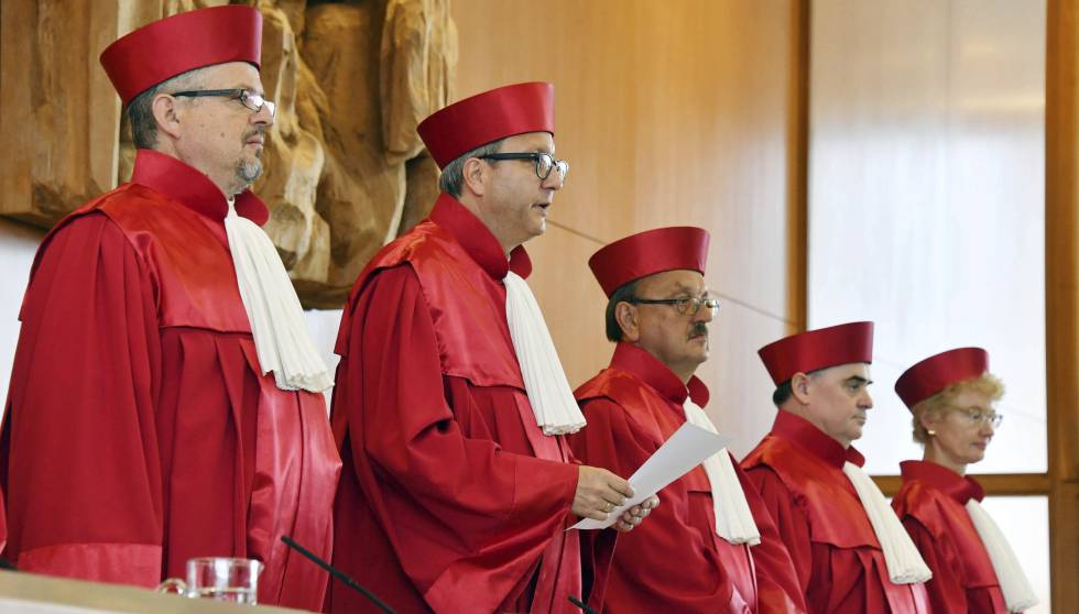 Jueces del Tribunal Constitucional alemán.