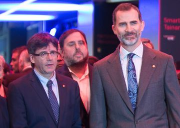 La realitat virtual uneix Felip VI i Puigdemont La realitat virtual uneix Felip VI i Puigdemont