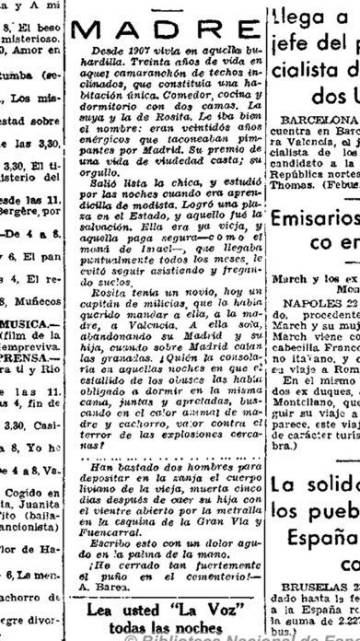 Así encontré el primer artículo de Arturo Barea