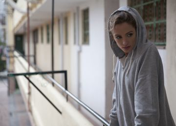 María Hervás, protagonista de 'Iphigenia en Vallecas', que se representa en el Teatro Pavón Kamikaze.rn