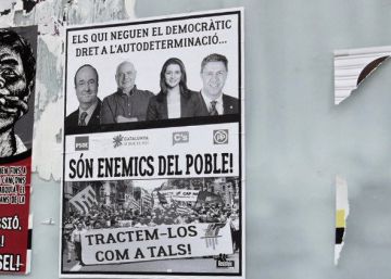 La Fiscalia investiga l’aparició de cartells contra líders de PSC, PP, C’s i CSQEP