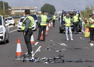 Herido un ciclista tras ser arrollado por un camión en Bétera