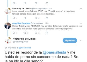 Un regidor de C’s a Lleida recomana veure més porno i menys TV3 Un regidor de C’s a Lleida recomana veure més porno i menys TV3