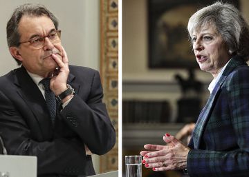 Theresa May como Artur Mas Theresa May como Artur Mas