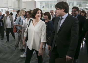 Front comú del PSC i Colau contra les pressions pel referèndum
