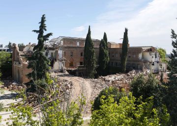 Así se derriba un convento protegido en Madrid en 2017 Así se derriba un convento protegido en Madrid en 2017