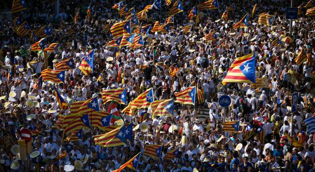Imagen de la última Diada en Barcelona.