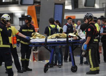 56 heridos en el accidente de un tren de Rodalies en Barcelona 56 heridos en el accidente de un tren de Rodalies en Barcelona