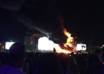 Vint ferits lleus en l’evacuació d’un festival a Santa Coloma de Gramenet per un incendi