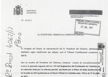 L’Advocacia de l’Estat censura que la reforma del reglament busca “la ruptura de la unitat d’Espanya” L’Advocacia de l’Estat censura que la reforma del reglament busca “la ruptura de la unitat d’Espanya”