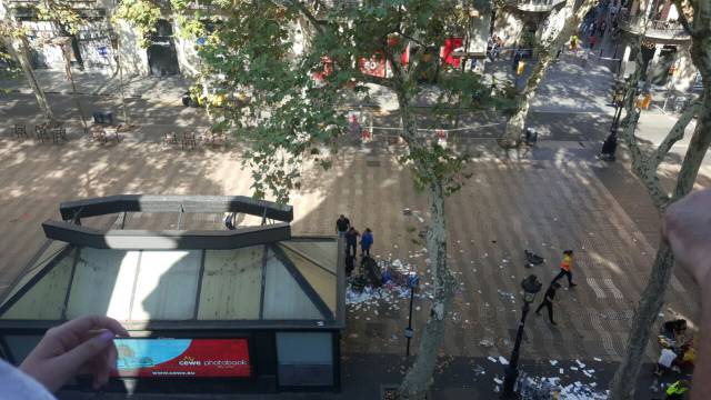 Atropello en la Rambla de Barcelona, en directo