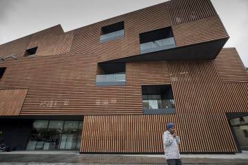 Aspecte exterior de la nova Escola Massana.