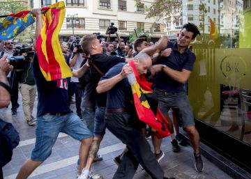 Detenidas otras cinco personas por los ataques violentos el 9 d'Octubre
